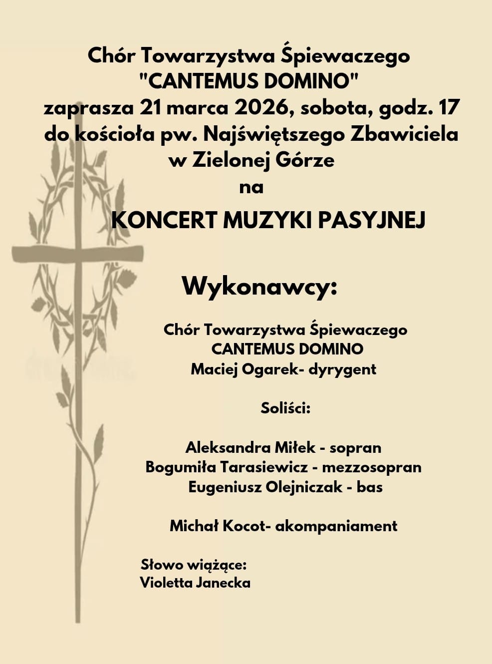 2026.03.21 Koncert Muzyki Pasyjnej