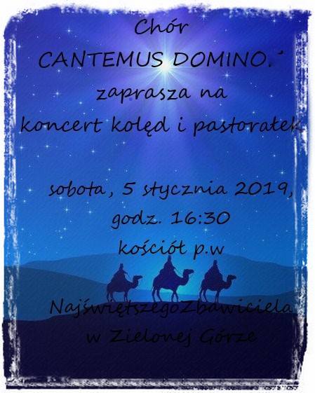 Cantemus Domino   Koncert Kolęd chór