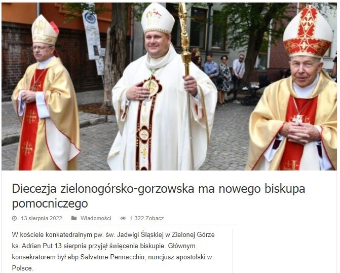 Diecezja nowy biskup new
